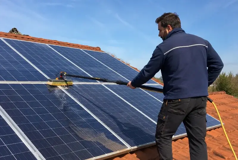 Nettoyage et entretien de panneaux solaires à Kurtzenhouse